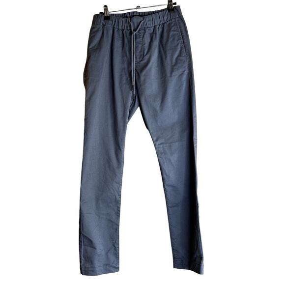 Express Womens Dark Tan Cotton Blend Mid-Rise Drawstring Waist Straight Leg Pant - Picture 8 of 8